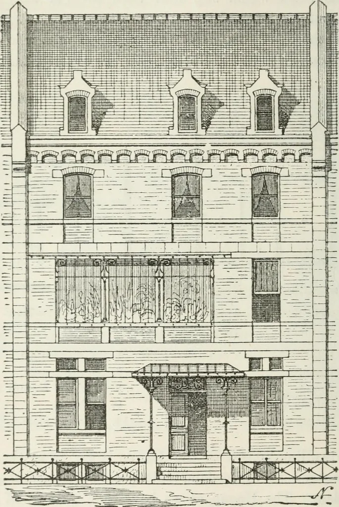 An illustration from Notes and sketches of an architect taken during a journey in the northwest of Europe;, 1877, leaf 61