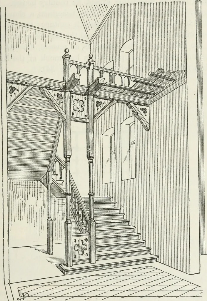 An illustration from Notes and sketches of an architect taken during a journey in the northwest of Europe;, 1877, leaf 70