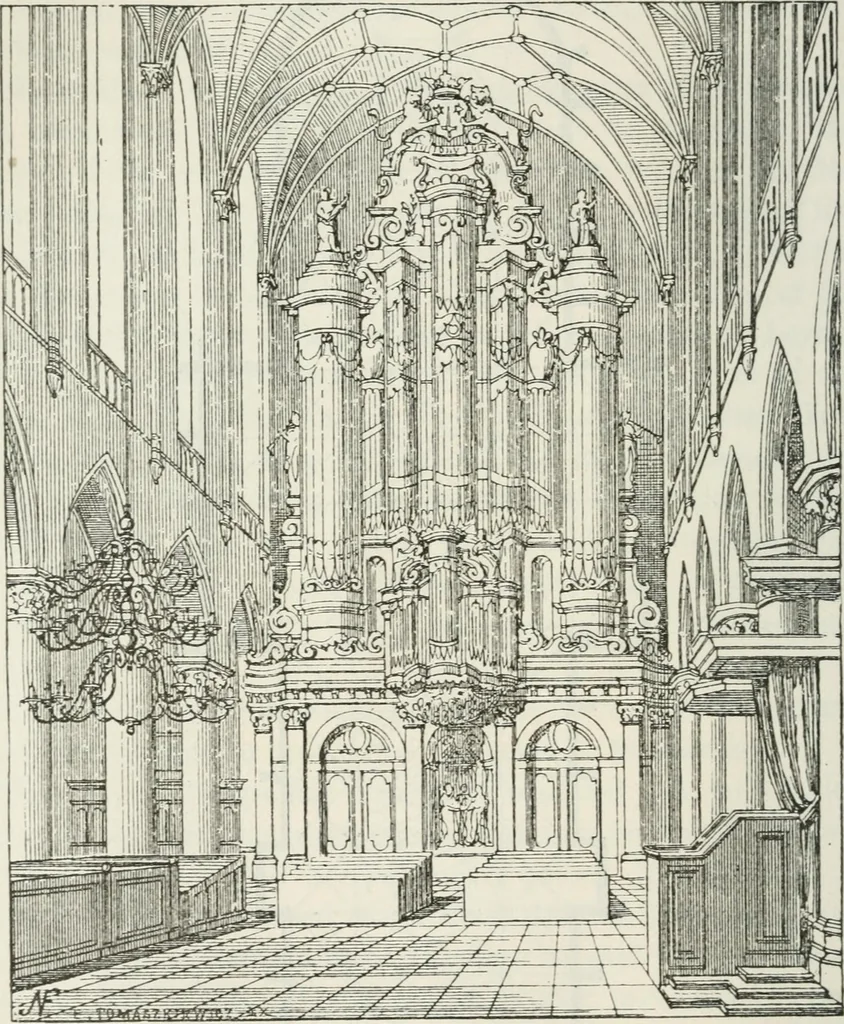 An illustration from Notes and sketches of an architect taken during a journey in the northwest of Europe;, 1877, leaf 83