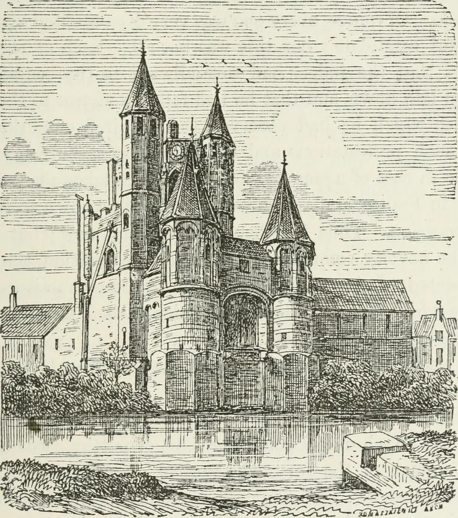 An illustration from Notes and sketches of an architect taken during a journey in the northwest of Europe;, 1877, leaf 86