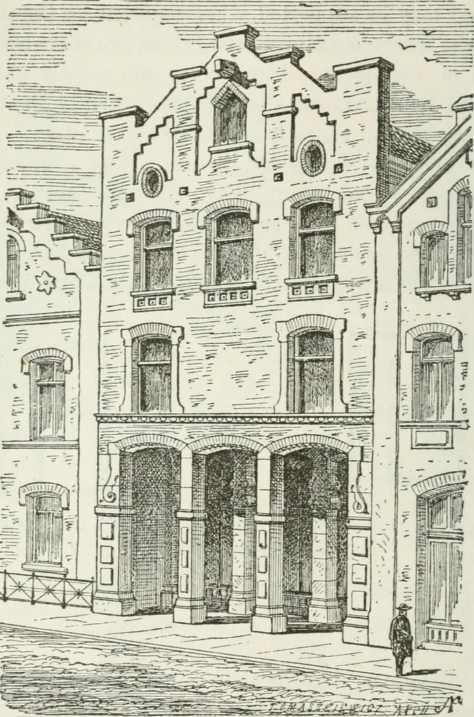 An illustration from Notes and sketches of an architect taken during a journey in the northwest of Europe;, 1877, leaf 97