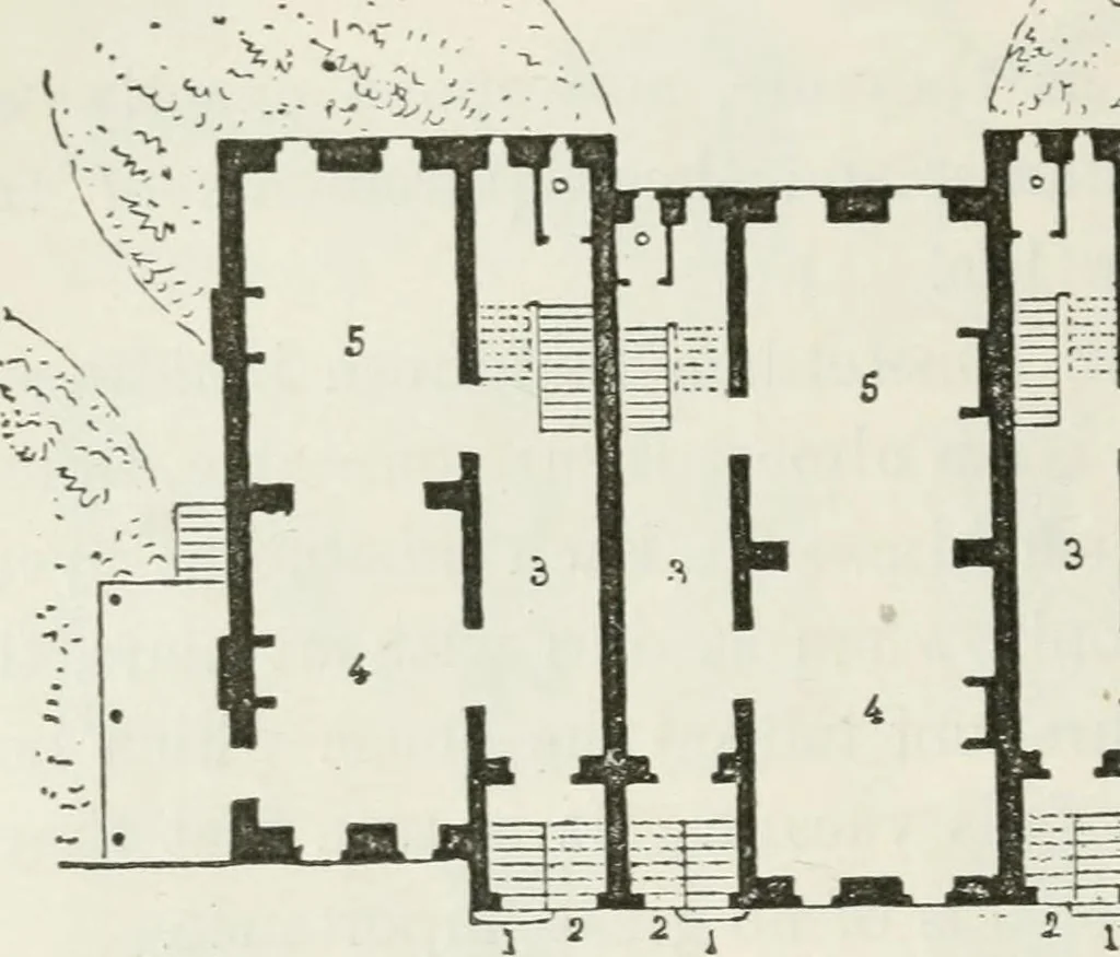 An illustration from Notes and sketches of an architect taken during a journey in the northwest of Europe;, 1877, leaf 99
