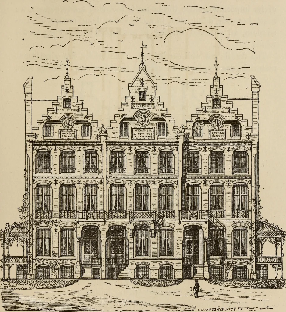An illustration from Notes and sketches of an architect taken during a journey in the northwest of Europe;, 1877, leaf 100