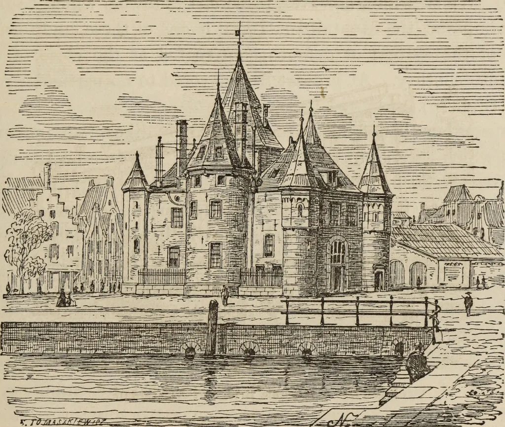 An illustration from Notes and sketches of an architect taken during a journey in the northwest of Europe;, 1877, leaf 128