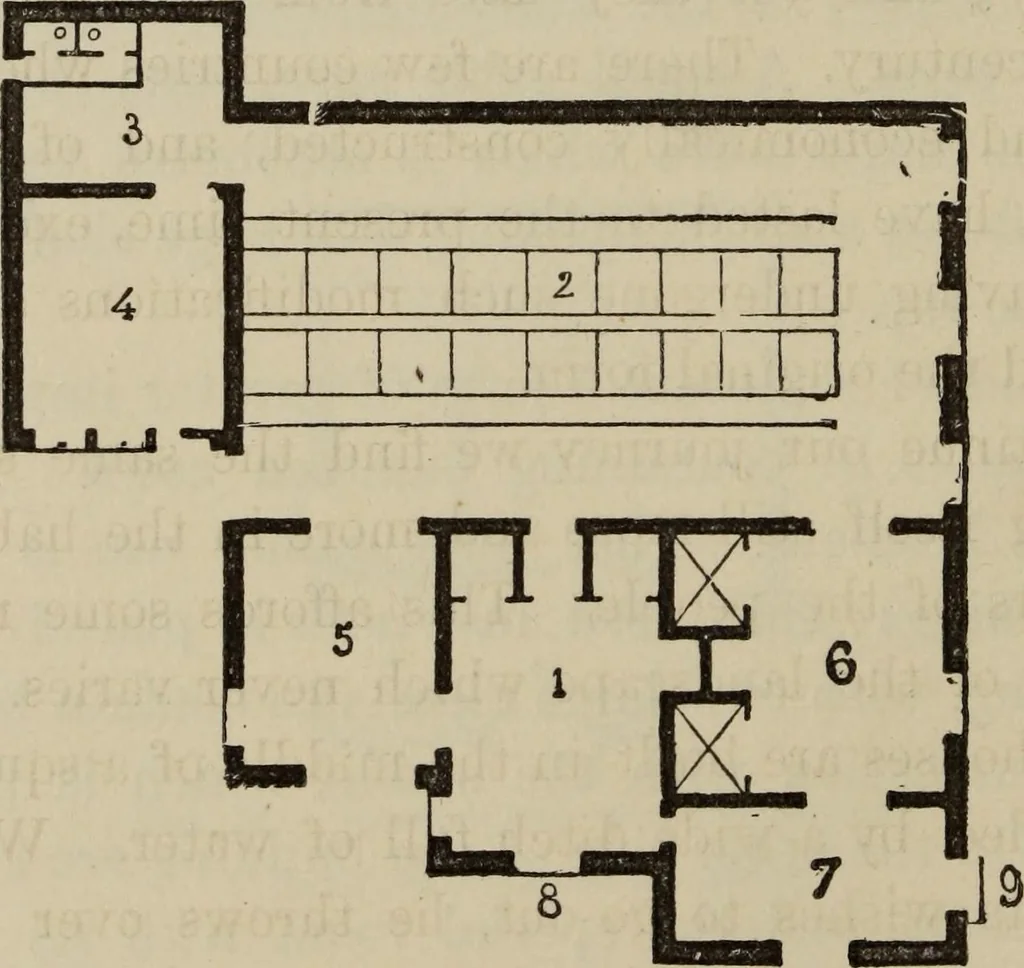 An illustration from Notes and sketches of an architect taken during a journey in the northwest of Europe;, 1877, leaf 141