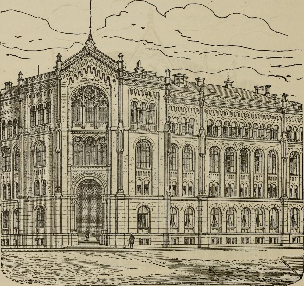 An illustration from Notes and sketches of an architect taken during a journey in the northwest of Europe;, 1877, leaf 177