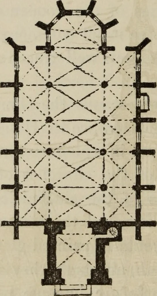 An illustration from Notes and sketches of an architect taken during a journey in the northwest of Europe;, 1877, leaf 187