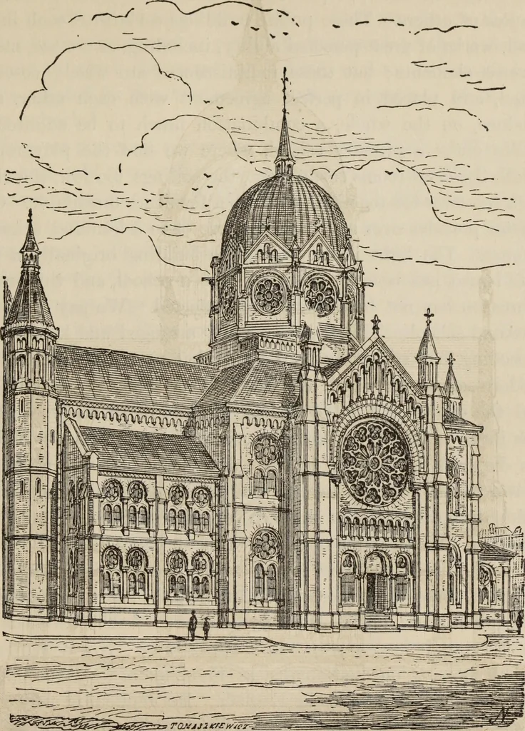 An illustration from Notes and sketches of an architect taken during a journey in the northwest of Europe;, 1877, leaf 206