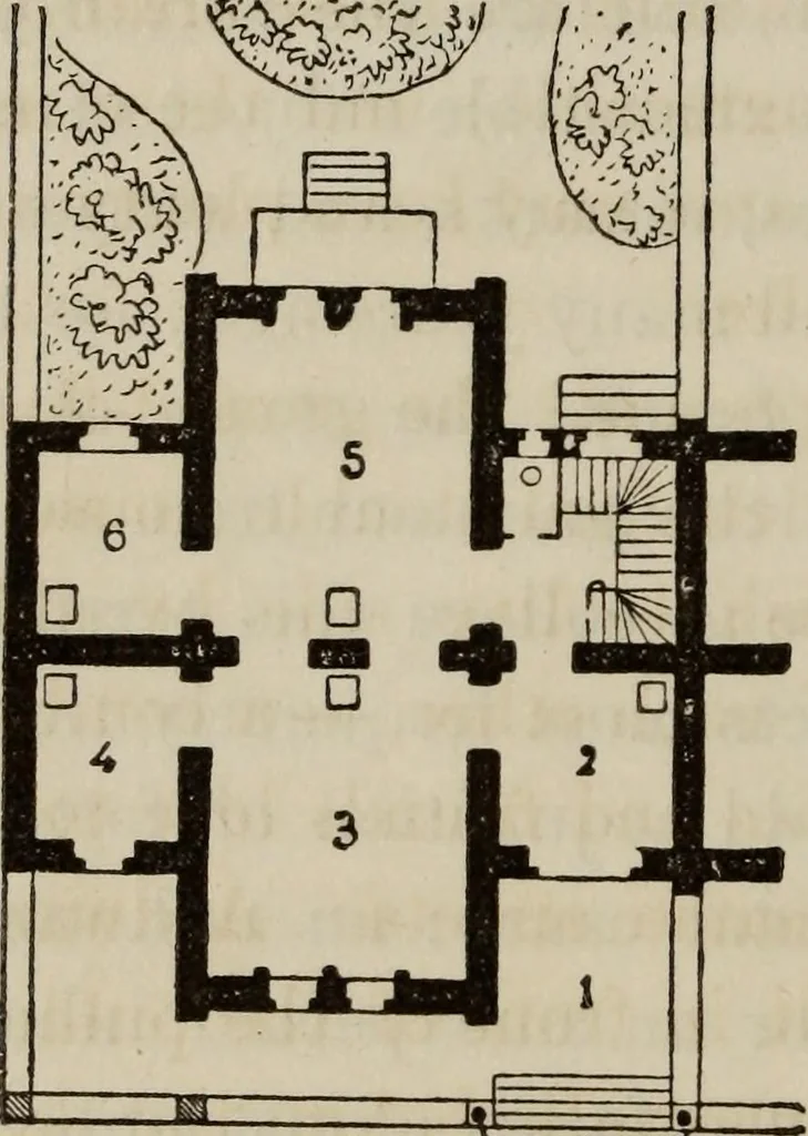 An illustration from Notes and sketches of an architect taken during a journey in the northwest of Europe;, 1877, leaf 217