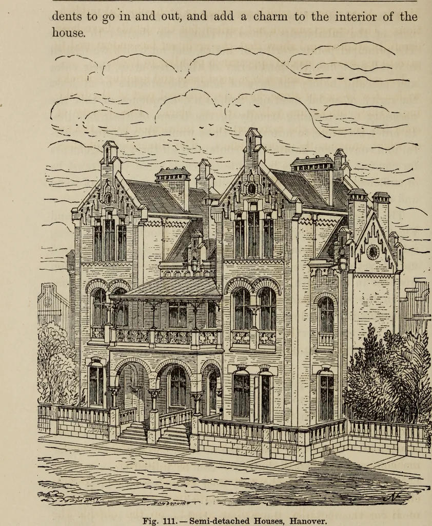 An illustration from Notes and sketches of an architect taken during a journey in the northwest of Europe;, 1877, leaf 219