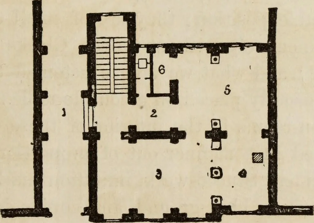 An illustration from Notes and sketches of an architect taken during a journey in the northwest of Europe;, 1877, leaf 220