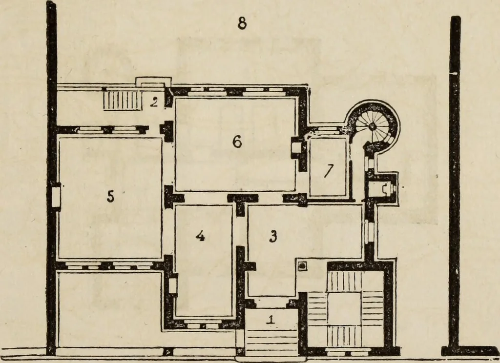 An illustration from Notes and sketches of an architect taken during a journey in the northwest of Europe;, 1877, leaf 224