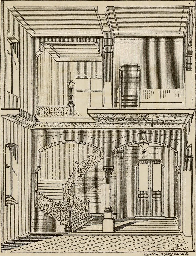 An illustration from Notes and sketches of an architect taken during a journey in the northwest of Europe;, 1877, leaf 226
