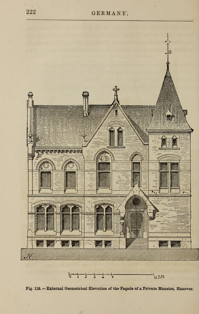 An illustration from Notes and sketches of an architect taken during a journey in the northwest of Europe;, 1877, leaf 227