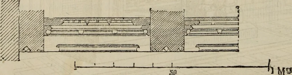 An illustration from Notes and sketches of an architect taken during a journey in the northwest of Europe;, 1877, leaf 243