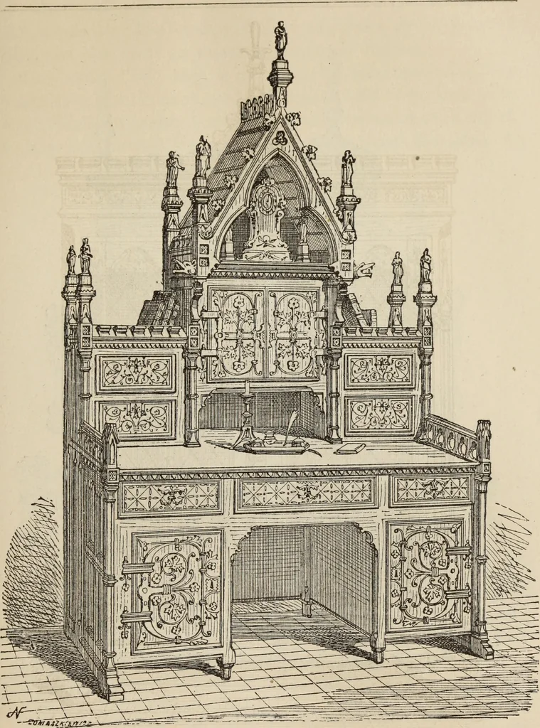 An illustration from Notes and sketches of an architect taken during a journey in the northwest of Europe;, 1877, leaf 252
