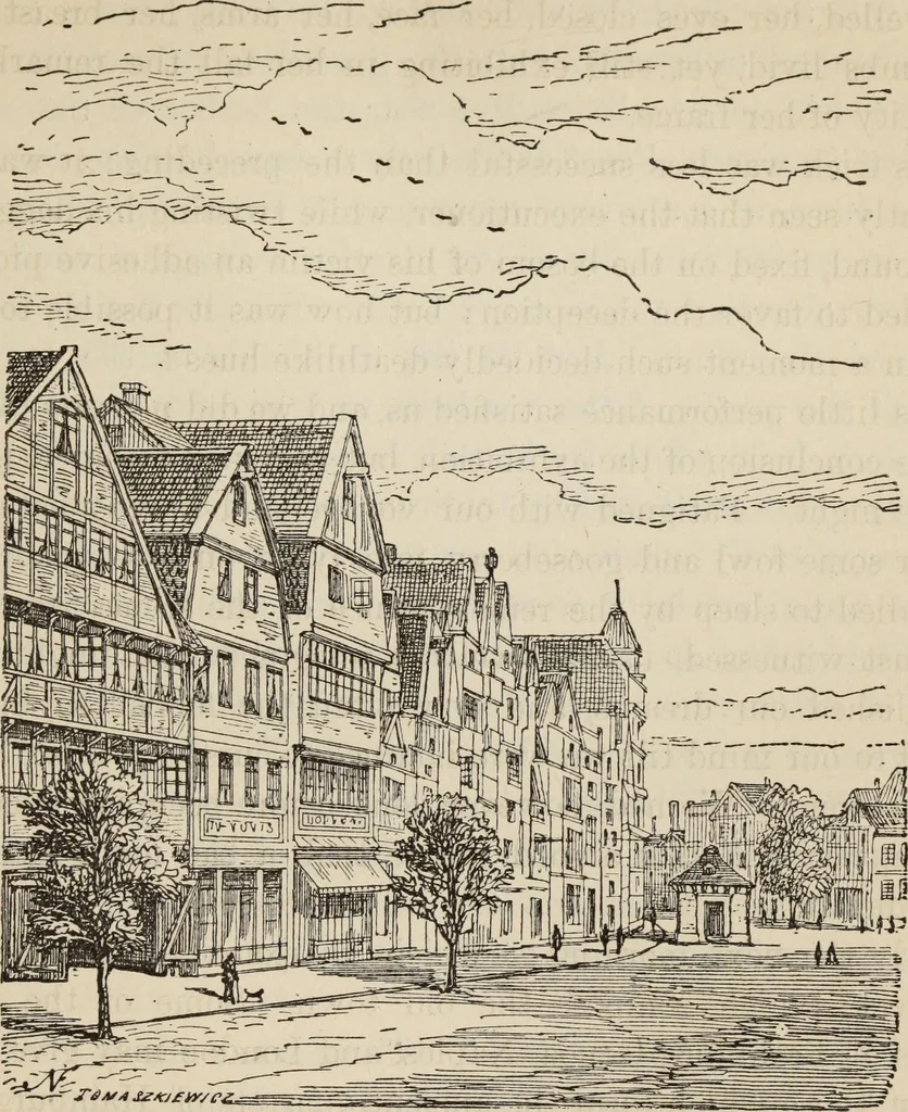An illustration from Notes and sketches of an architect taken during a journey in the northwest of Europe;, 1877, leaf 268