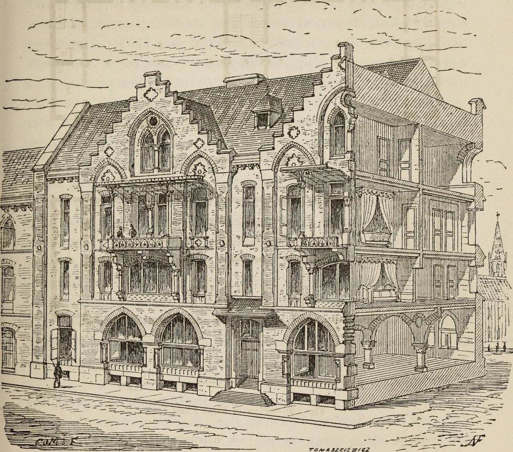 An illustration from Notes and sketches of an architect taken during a journey in the northwest of Europe;, 1877, leaf 292