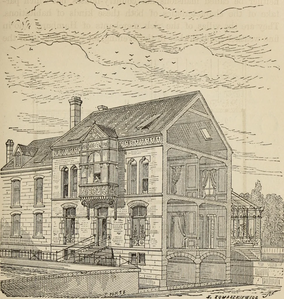 An illustration from Notes and sketches of an architect taken during a journey in the northwest of Europe;, 1877, leaf 296