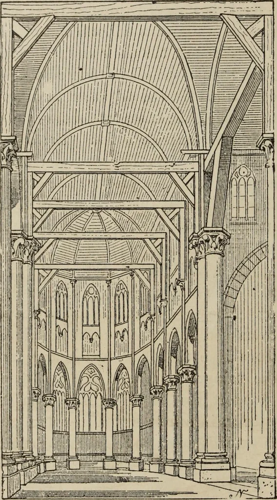 An illustration from Notes and sketches of an architect taken during a journey in the northwest of Europe;, 1877, leaf 33