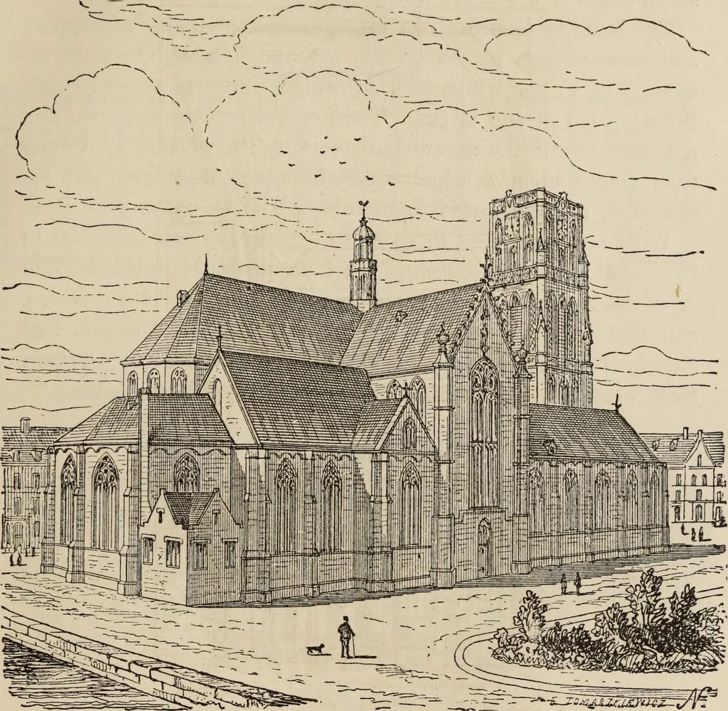 An illustration from Notes and sketches of an architect taken during a journey in the northwest of Europe;, 1877, leaf 34