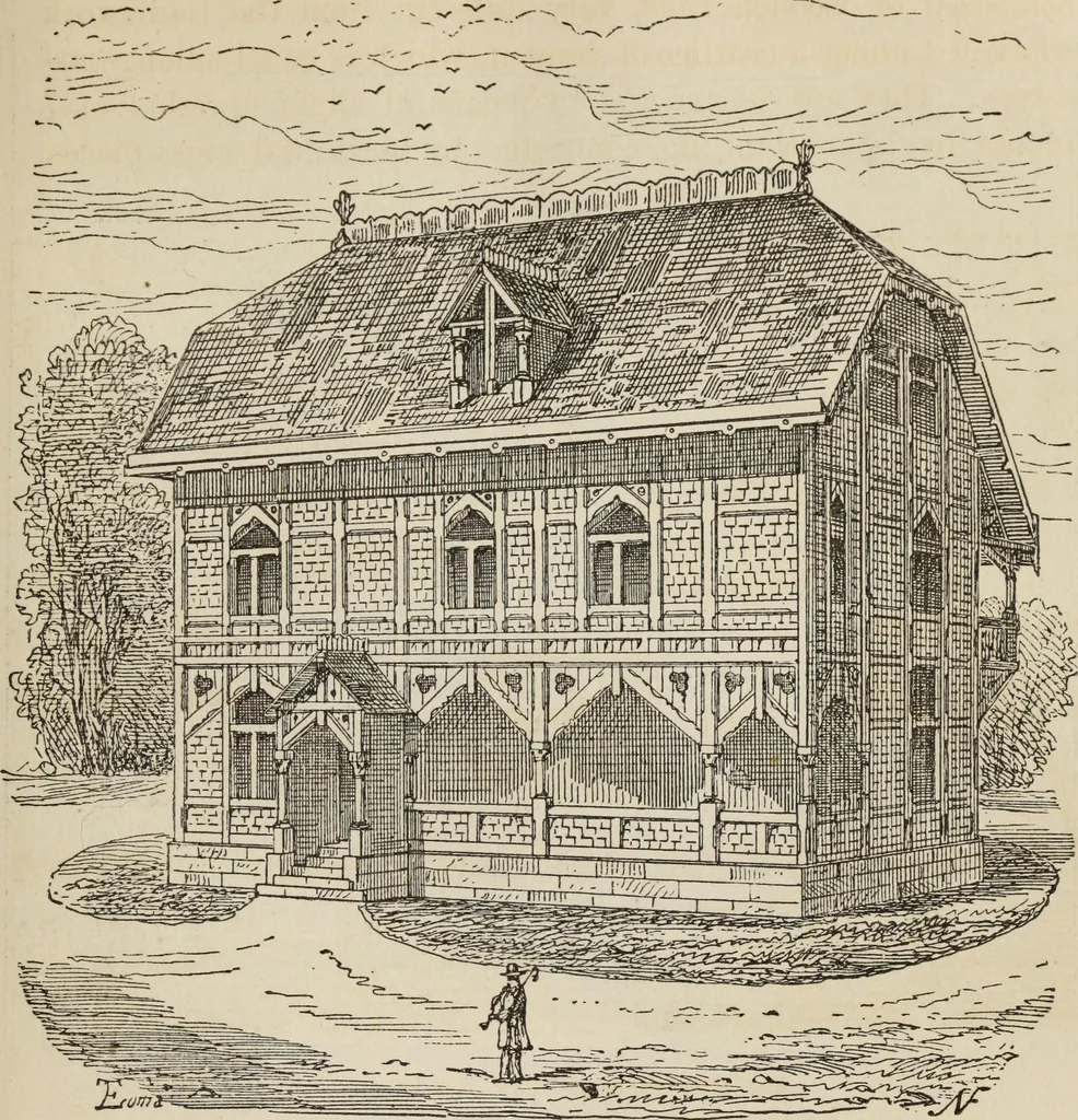 An illustration from Notes and sketches of an architect taken during a journey in the northwest of Europe;, 1877, leaf 342
