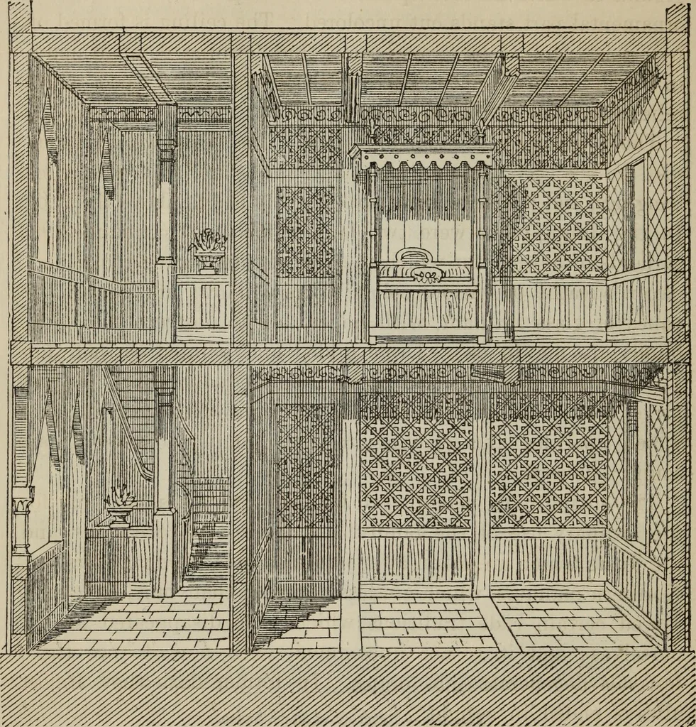 An illustration from Notes and sketches of an architect taken during a journey in the northwest of Europe;, 1877, leaf 343