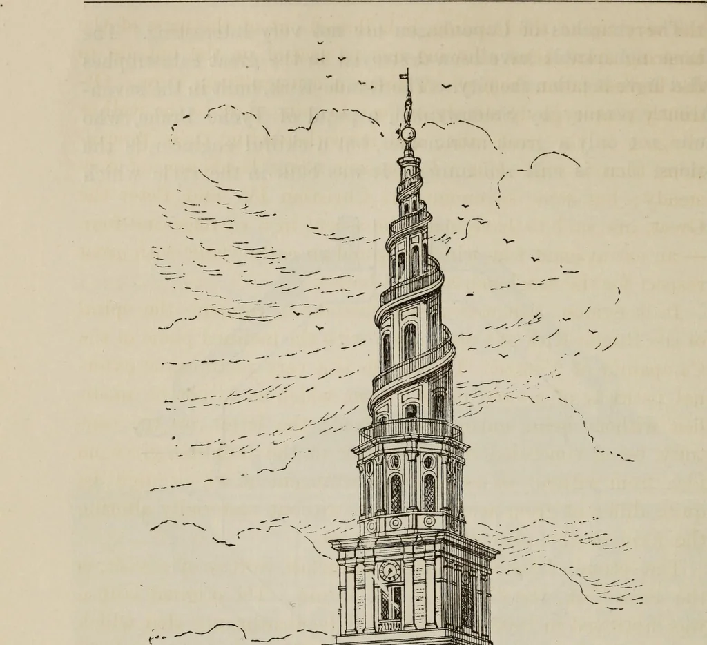 An illustration from Notes and sketches of an architect taken during a journey in the northwest of Europe;, 1877, leaf 365