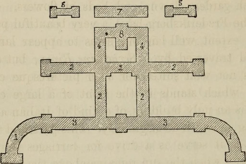 An illustration from Notes and sketches of an architect taken during a journey in the northwest of Europe;, 1877, leaf 377
