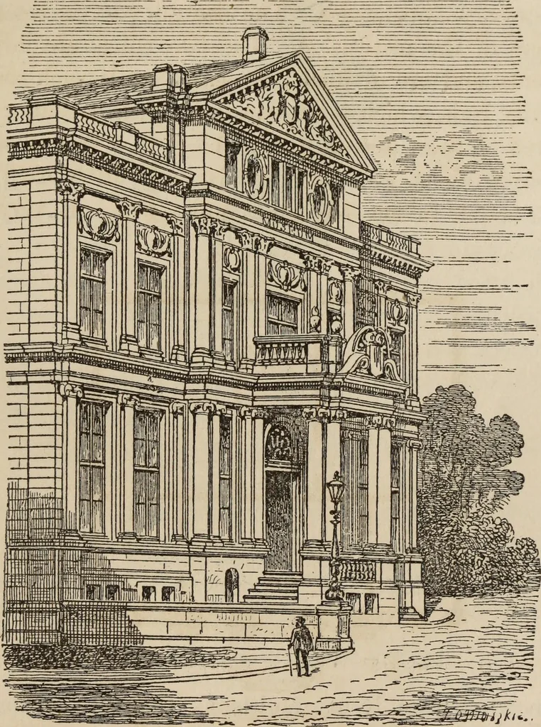 An illustration from Notes and sketches of an architect taken during a journey in the northwest of Europe;, 1877, leaf 38