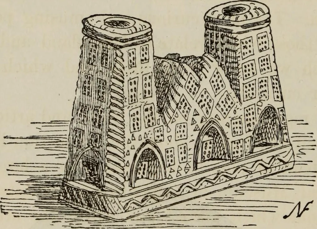 An illustration from Notes and sketches of an architect taken during a journey in the northwest of Europe;, 1877, leaf 397