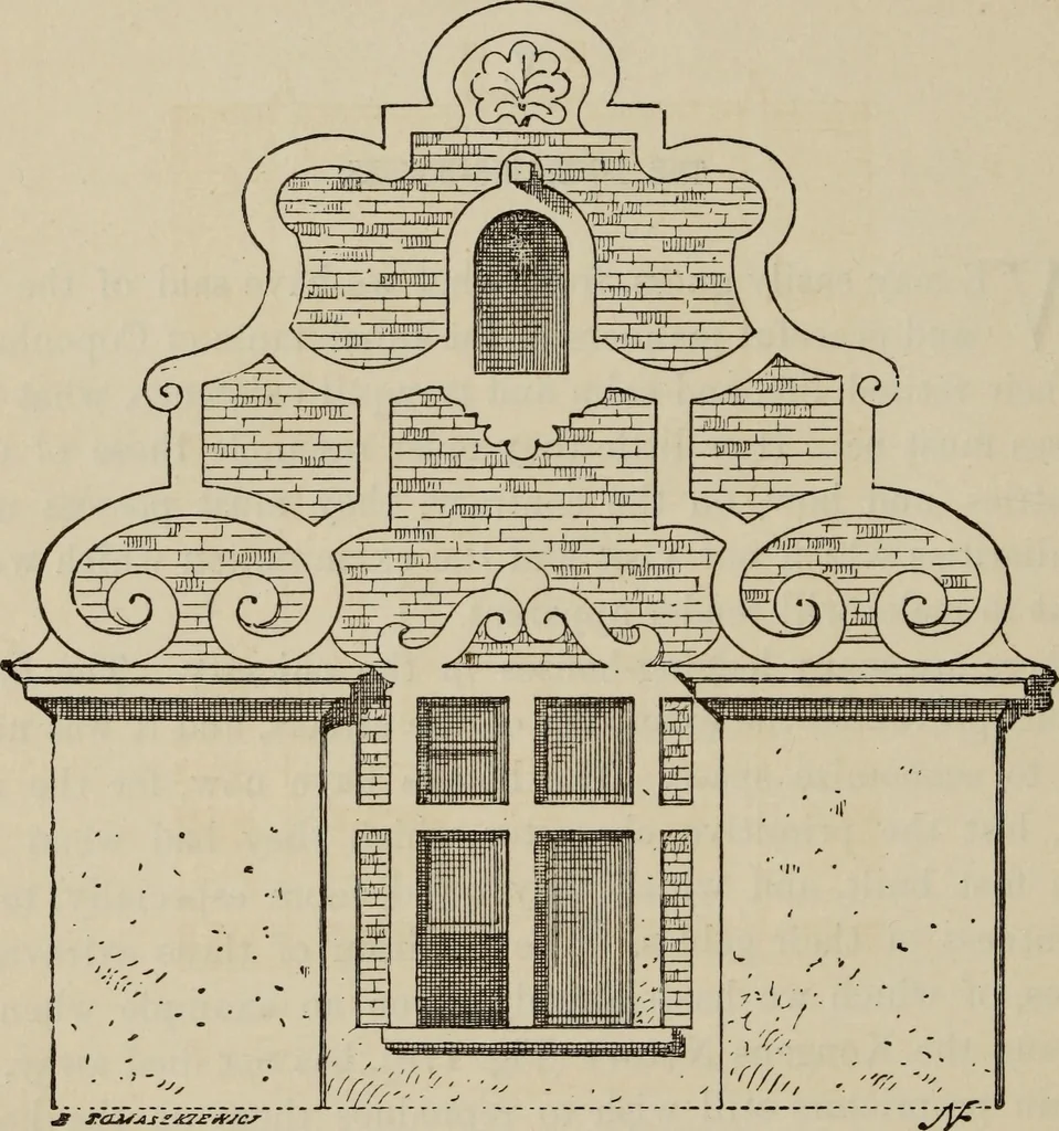 An illustration from Notes and sketches of an architect taken during a journey in the northwest of Europe;, 1877, leaf 417