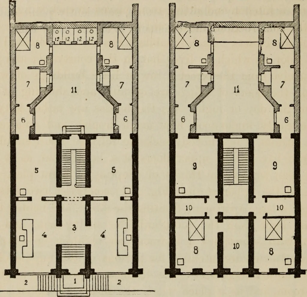 An illustration from Notes and sketches of an architect taken during a journey in the northwest of Europe;, 1877, leaf 419