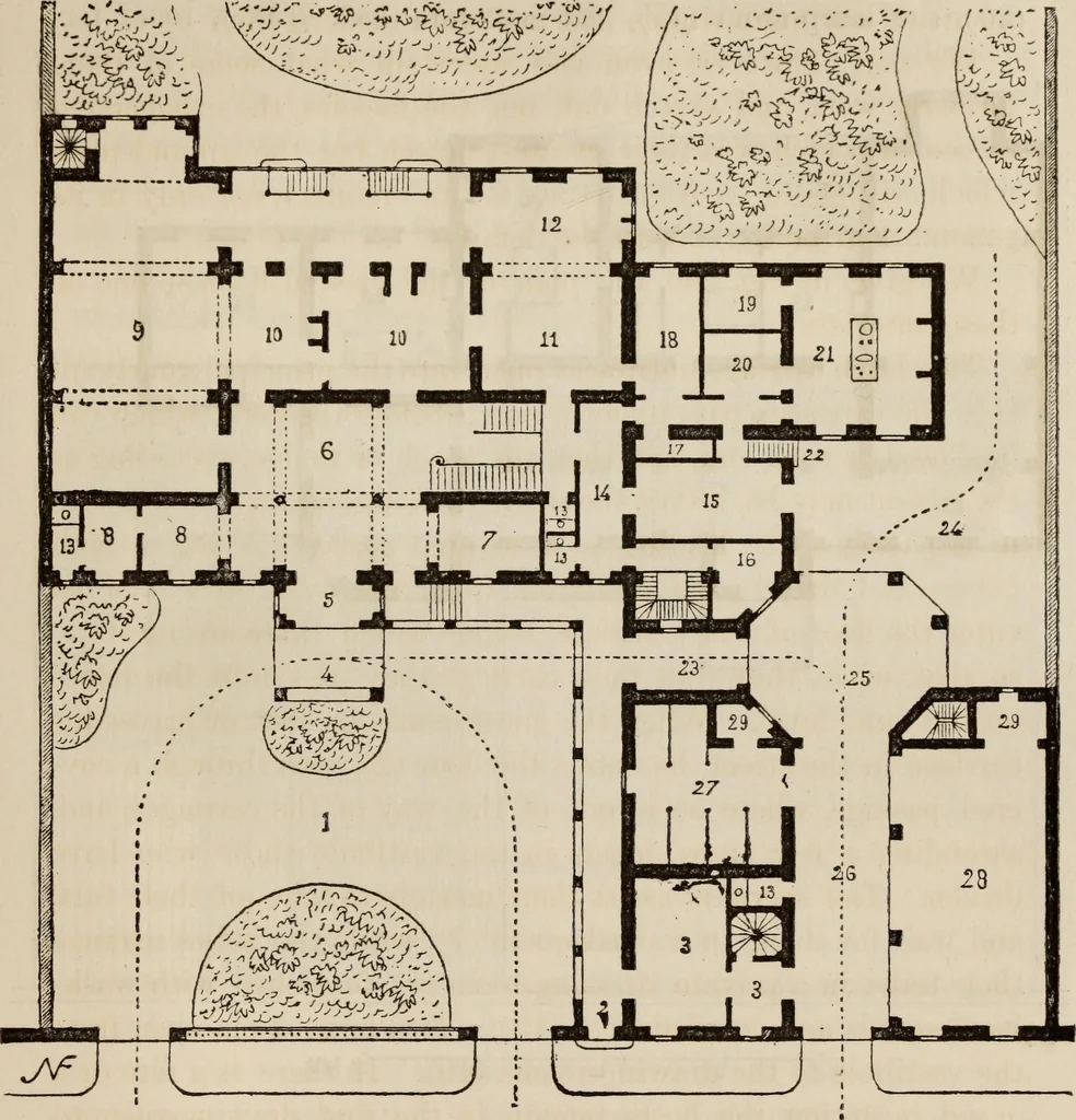 An illustration from Notes and sketches of an architect taken during a journey in the northwest of Europe;, 1877, leaf 428
