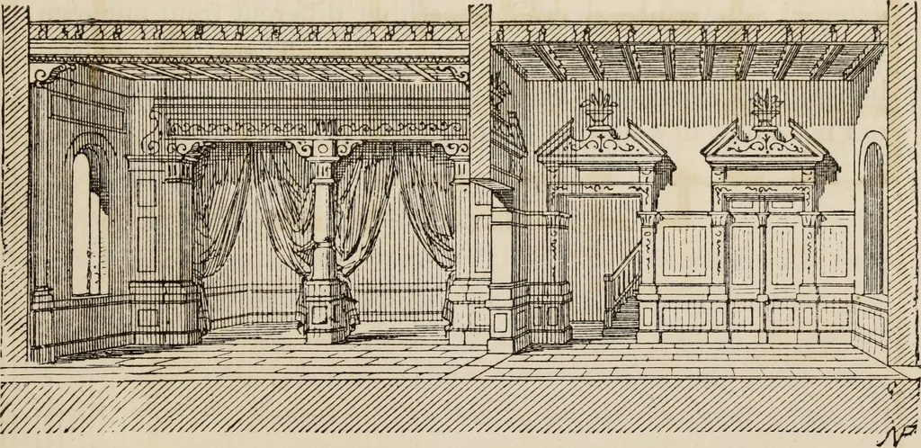 An illustration from Notes and sketches of an architect taken during a journey in the northwest of Europe;, 1877, leaf 430