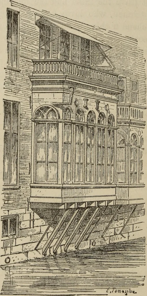 An illustration from Notes and sketches of an architect taken during a journey in the northwest of Europe;, 1877, leaf 45