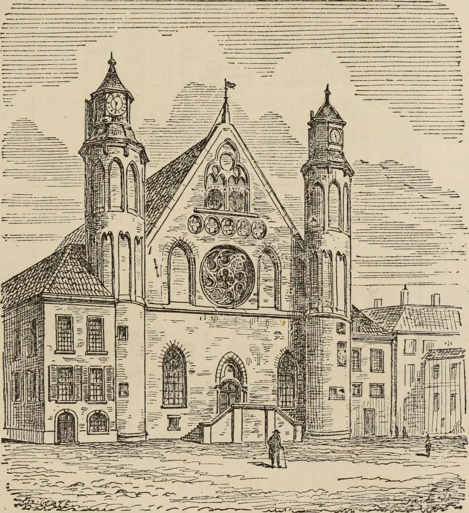 An illustration from Notes and sketches of an architect taken during a journey in the northwest of Europe;, 1877, leaf 50