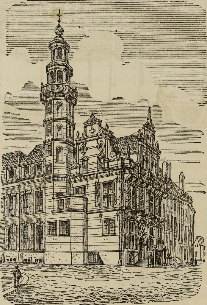 An illustration from Notes and sketches of an architect taken during a journey in the northwest of Europe;, 1877, leaf 55