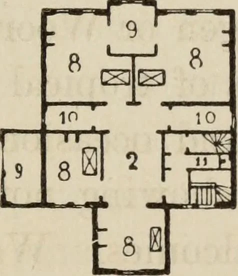 An illustration from Notes and sketches of an architect taken during a journey in the northwest of Europe;, 1877, leaf 68