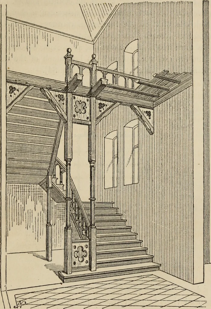 An illustration from Notes and sketches of an architect taken during a journey in the northwest of Europe;, 1877, leaf 70