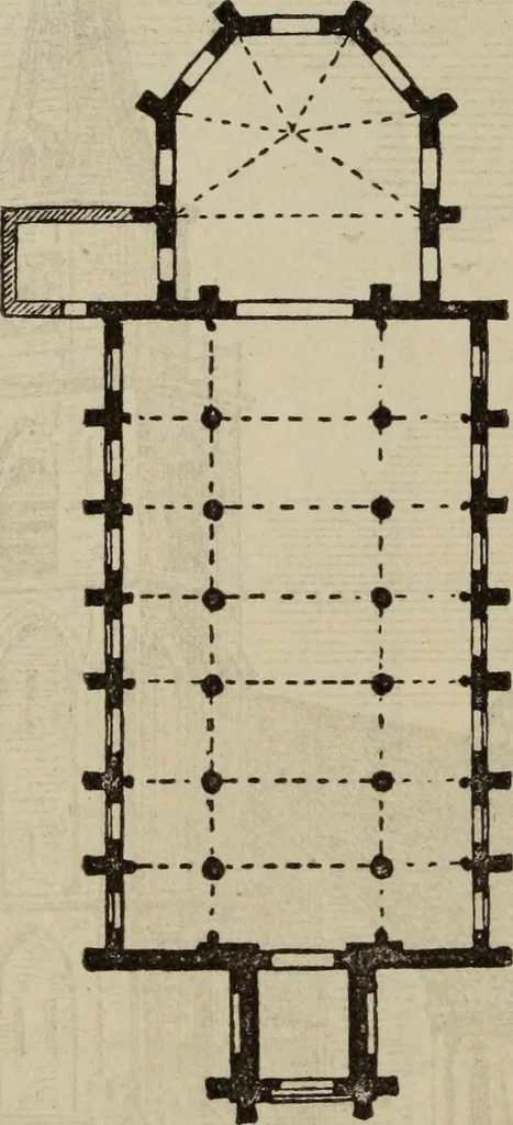 An illustration from Notes and sketches of an architect taken during a journey in the northwest of Europe;, 1877, leaf 71