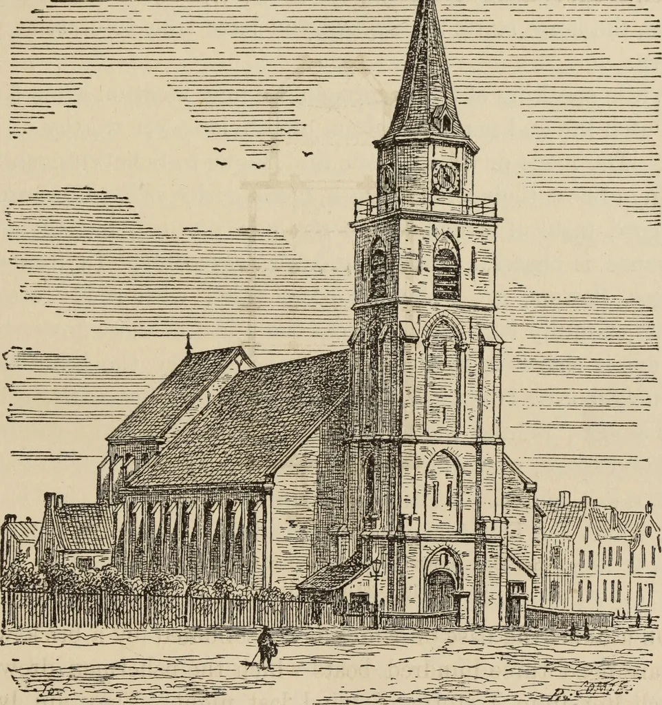 An illustration from Notes and sketches of an architect taken during a journey in the northwest of Europe;, 1877, leaf 72