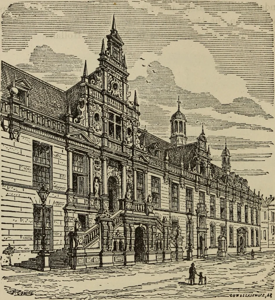 An illustration from Notes and sketches of an architect taken during a journey in the northwest of Europe;, 1877, leaf 77
