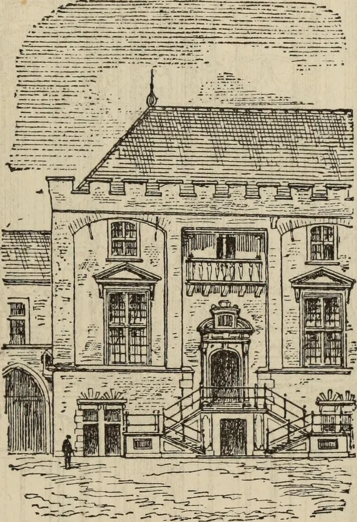 An illustration from Notes and sketches of an architect taken during a journey in the northwest of Europe;, 1877, leaf 84