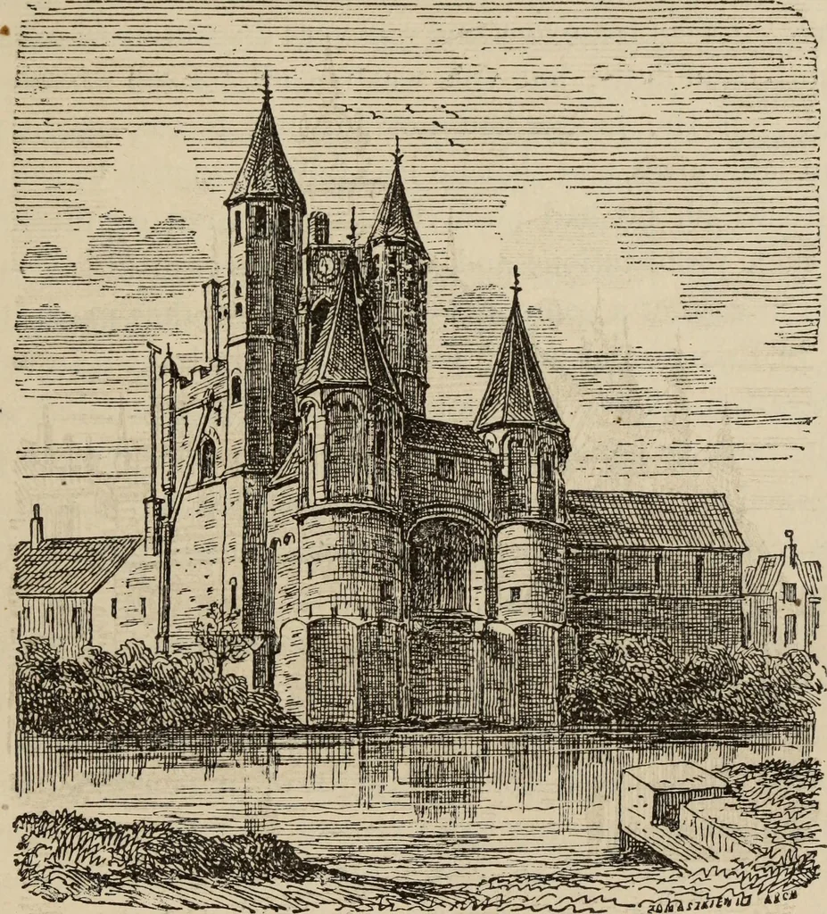 An illustration from Notes and sketches of an architect taken during a journey in the northwest of Europe;, 1877, leaf 86
