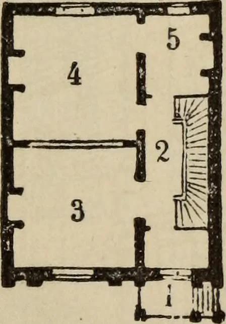 An illustration from Notes and sketches of an architect taken during a journey in the northwest of Europe;, 1877, leaf 96