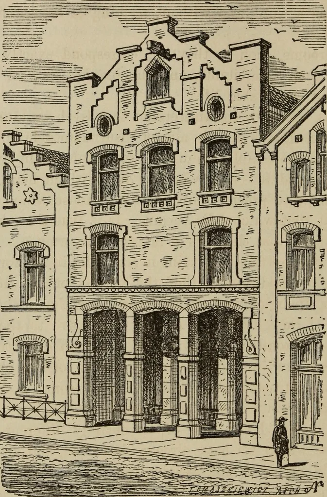 An illustration from Notes and sketches of an architect taken during a journey in the northwest of Europe;, 1877, leaf 97