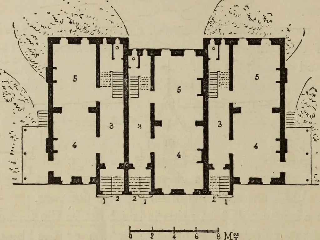 An illustration from Notes and sketches of an architect taken during a journey in the northwest of Europe;, 1877, leaf 99