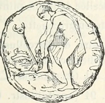 An illustration from Notice de la sculpture antique du Musée Impérial du Louvre, 1878, leaf 220