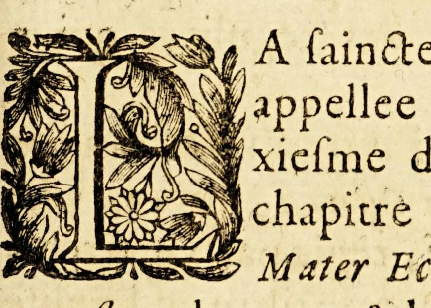 An illustration from Notice des dioceses de l'eglise vniverselle. : Auec vn sommaire de tous les conciles tant generaux que prouinciaux, rapportez à leurs prouinces & dioceses. Plus vne entiere & particuliere notice des benefices de la France estans à la nomination ou collation du Roy: auec les taxes de Rome., 1625, leaf 71